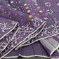 Elegant Pure Cotton Dhakai Jamdani Saree - Purple Mauve