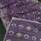 Elegant Pure Cotton Dhakai Jamdani Saree - Purple Mauve