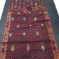 Elegant Deep Maroon Dhakai Jamdani Saree - Handloom Classic