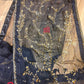 Original Moslin Hand Karchupi work Saree, Black