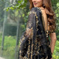 Original Moslin Hand Karchupi work Saree, Black