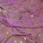Original Moslin Hand Karchupi work Saree, Lavender Dream