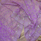 Original Moslin Hand Karchupi work Saree, Lavender Dream