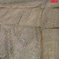 Original Moslin Hand Embroidery work Saree, Sage Green