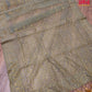 Original Moslin Hand Embroidery work Saree, Sage Green