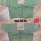 Original Moslin Hand Embroidery work Saree, Sage Green