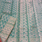 Tangail Saree, Halfsilk Seagreen