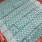 Tangail Saree, Halfsilk Seagreen