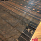 Black Dhakai Jamdani Saree with Copper
