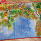 Butea Bloom Nokshi Saree – Handpainted Halfsilk