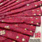 Original Moslin Hand Embroidery work Saree, Maroon