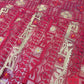 Original Moslin Hand Embroidery work Saree, Maroon