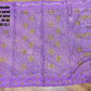 Original Moslin Hand Embroidery work Saree, Lavender Dream