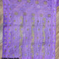 Original Moslin Hand Embroidery work Saree, Lavender Dream