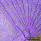Original Moslin Hand Embroidery work Saree, Lavender Dream