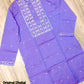 Original Dhakai Jamdani Men Punjabi, Purple