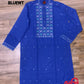Original Dhakai Jamdani Punjabi – Handwoven Pure Cotton, Royal Blue