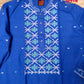 Original Dhakai Jamdani Punjabi – Handwoven Pure Cotton, Royal Blue