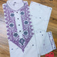 Original Dhakai Jamdani Men Punjabi - Handwoven Pure Cotton
