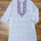 Original Dhakai Jamdani Men Punjabi - Handwoven Pure Cotton