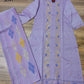 Original Dhakai Jamdani Women Dress, Cotton, Size 42, Lavender / Multi work, Handwoven, Soft, Comfortable Summer Wear, Kamij, Pant,Dupatta