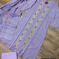 Original Dhakai Jamdani Women Dress, Cotton, Size 42, Lavender / Multi work, Handwoven, Soft, Comfortable Summer Wear, Kamij, Pant,Dupatta