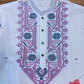 Original Dhakai Jamdani Men Punjabi - Handwoven Pure Cotton