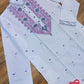 Original Dhakai Jamdani Men Punjabi - Handwoven Pure Cotton