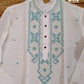 Original Dhakai Jamdani Men Punjabi, Pure Cotton, SLIM FIT