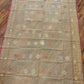 Elegant Dhakai Jamdani Saree - Light Golden