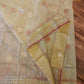 Elegant Dhakai Jamdani Saree - Light Golden