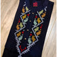Original Dhakai Jamdani Men Punjabi, Black-Pure Cotton