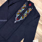 Original Dhakai Jamdani Men Punjabi, Black-Pure Cotton