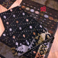 Black Dhakai Jamdani Saree with Zari