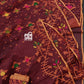 Elegant Pure Cotton Dhakai Jamdani Saree- Maroon