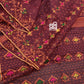 Elegant Pure Cotton Dhakai Jamdani Saree- Maroon