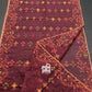 Elegant Pure Cotton Dhakai Jamdani Saree- Maroon