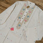 Original Dhakai Jamdani Men Punjabi, Pure Cotton-Beige Color