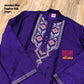 Original Dhakai Jamdani Punjabi – Handwoven Tosshor Silk, Purple