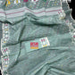 Elegant Blue Sage Dhakai Jamdani Saree - Handloom Classic