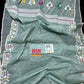 Elegant Blue Sage Dhakai Jamdani Saree - Handloom Classic