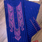 Original Dhakai Jamdani Punjabi – Handwoven Pure Cotton, Royal Blue