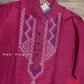 Dhakai Jamdani Tosshor Silk Punjabi, Slim Fit, Comfortable, Elegant and Classy, Handmade from Scratch in Bangladesh