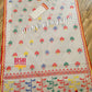Elegant Pure Cotton Off White Dhakai Jamdani Saree - Hibiscus Theme