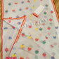 Elegant Pure Cotton Off White Dhakai Jamdani Saree - Hibiscus Theme