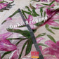 Handpainted Jamdani, Original Dhakai Saree | Pink Lily Theme