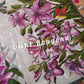 Handpainted Jamdani, Original Dhakai Saree | Pink Lily Theme