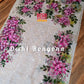 Handpainted Jamdani, Original Dhakai Saree | Madhobi (honeysuckle) Theme