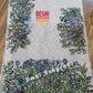 Handpainted Jamdani, Original Dhakai Saree | Blue Oporajita (Pea Flower) Theme