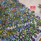 Handpainted Jamdani, Original Dhakai Saree | Blue Oporajita (Pea Flower) Theme